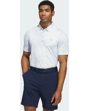 adidas Originals Ultimate365 Tour Printed Cool Feeling Left Chest Polo Shirt - White