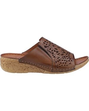Riva Cardigan Sandals - Brown