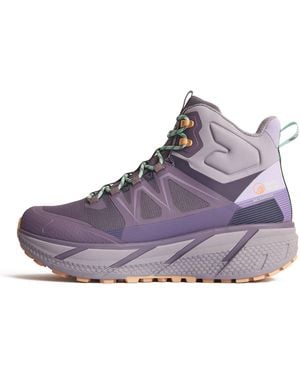 North Ridge Flux Speed Waterproof Walking & Hiking Boots With High Traction Sole - Purple