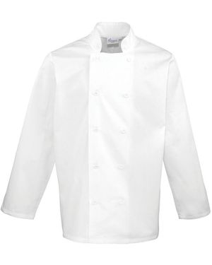 PREMIER Long-Sleeved Chef Jacket - White