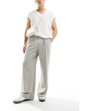 Collusion Relaxed Tailored Trouser - Grey