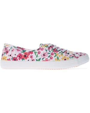 Rocket Dog Chow Margate Floral Court Shoes - Purple