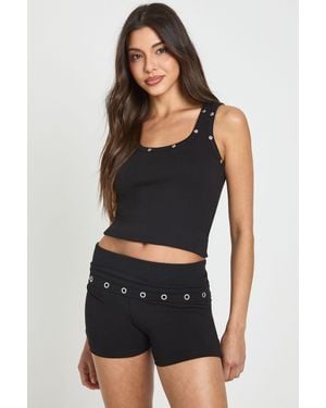 Boohoo Studded Vest - Black