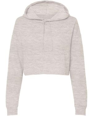 Miso Cropped Hoodie - White