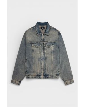 Represent Clo R4 Denim Jacket Cream - Grey