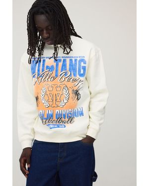 BoohooMAN Oversized Wu-Tang Licensed Print Sweatshirt - Multicolour