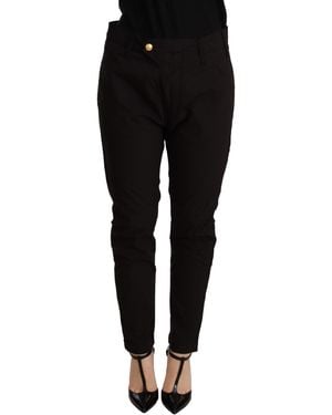 CYCLE Casual Trousers Cotton - Black
