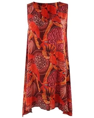 Inoa Congo Rainforest 1202115 Flowing Top Textile - Red