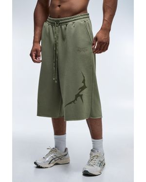 BoohooMAN Active Jort - Green