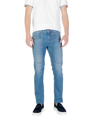 Jeckerson Jeans Met Rechte Pijpen - Blauw