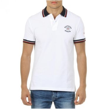 Ufford & Suffolk Polo Club Short Sleeves Apache Cotton - White