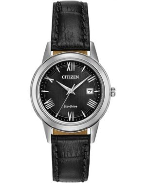 Citizen Watch Fe1081-08E Leather - Black