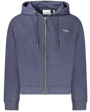 Pepe Jeans Zipup Hoodie Relaxed Fit - Blue