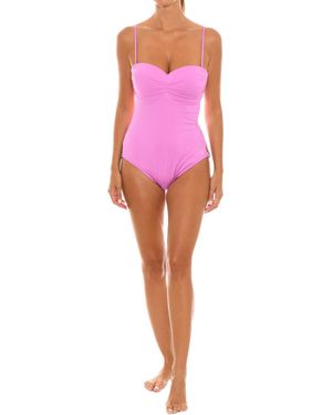 Marie Claire Strapless Neckline Swimsuit 46219 - Pink