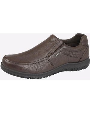 Imac Denman Waterproof Leather Shoes - Brown