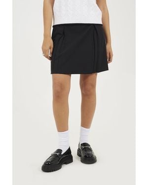 Brave Soul Pleated Mini Skirt - Black