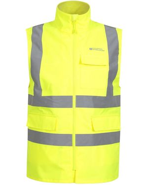 Mountain Warehouse Waterdicht Werkvest Hi-Vis Voor Volwassenen - Geel