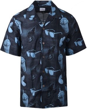 Paul Smith Ss Casual Fit Shirt - Blue