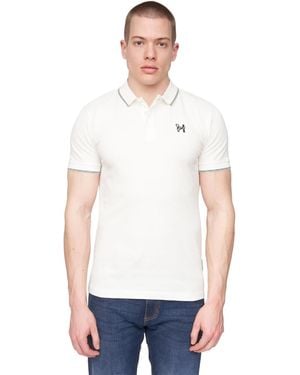 Henleys Moorehen Polo Shirt Cotton - White