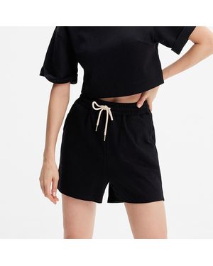 S&J Weekends Sporty Short Broek Trui - Zwart