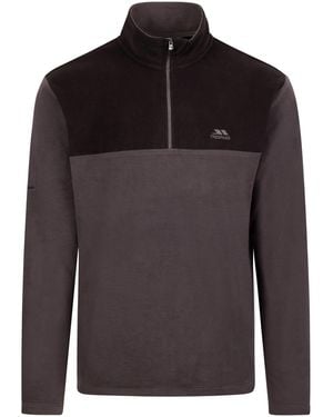Trespass Curtiston At100 Fleece Top (Dark) - Grey