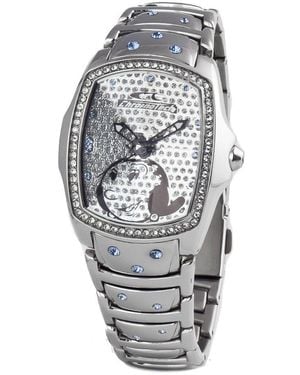 Chronotech Silver Steel Watch - Metallic