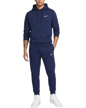 Nike Club Tracksuit Fleece Hoodies Joggers Jogger Sports Gym - Blue