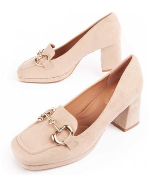 Montevita Heeled Shoe Nussia4 - Natural