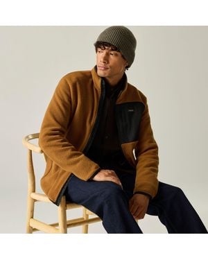 Regatta Frankie Borg Fleece Jacket (Rich Tan/ - Brown