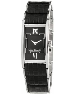 Laura Biagiotti Ladies Watch Quartz Steel - Black