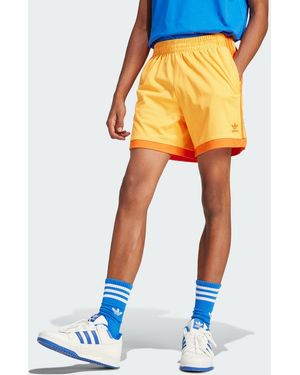 adidas Originals Mock Eyelet Shorts - Orange