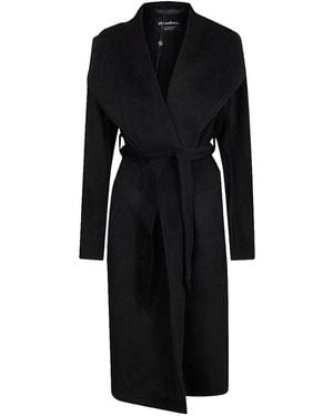 Threadbare 'Pippa' Shawl Collar Coat - Black