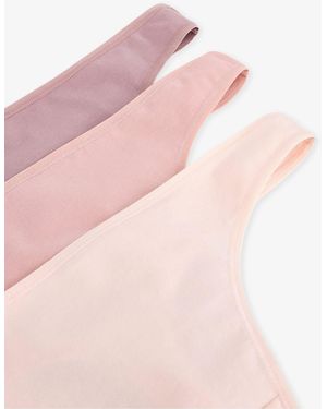 Penti 3-Pack Cotton Elastane Mid-Waist Thong - Pink