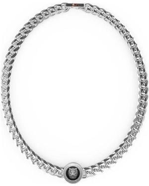 Guess Umn01313Stbk Lion King Necklace - White