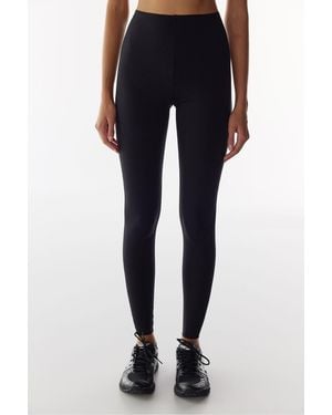 Penti Wonder High Support Shaping Waist Back Lock Stitched Long Leggings - Blue