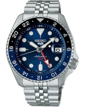 Seiko 5 Sports Ssk003K1 Blueberry Gmt Skx Automatic Watch