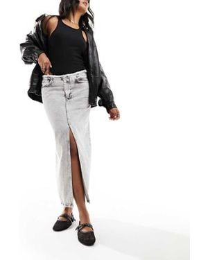 AllSaints Allsaints Honour Maxi Denim Skirt - Black