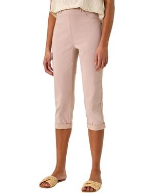Roman Turn Up Stretch Cargo Trousers - Multicolour
