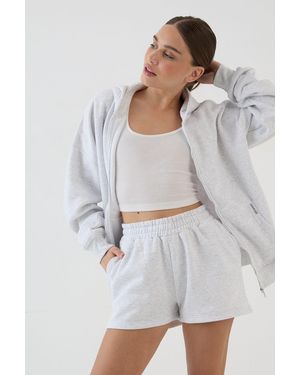 DSGN Studio Loose Fit Sweat Short - White