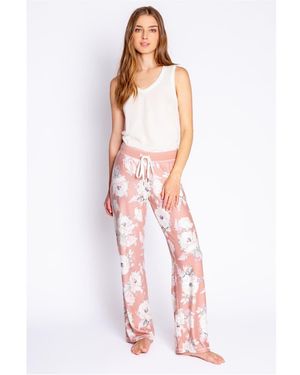 Pj Salvage Floral Pant - Pink