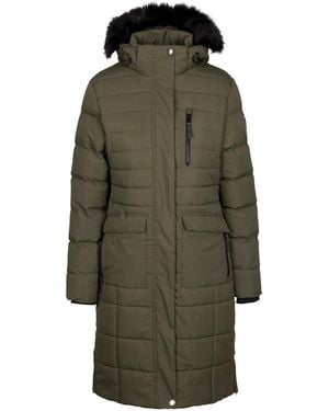 Trespass Ladies Sasha Padded Jacket (Dark Vine) - Green