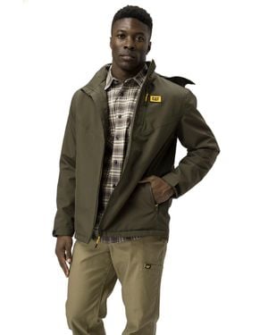 Caterpillar Lightweight Insulated Moss Puffer Jacket - Green