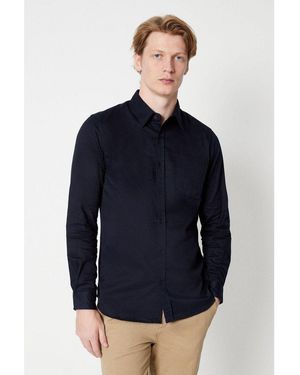 Burton Twill Sateen Long Sleeve Shirt - Blue