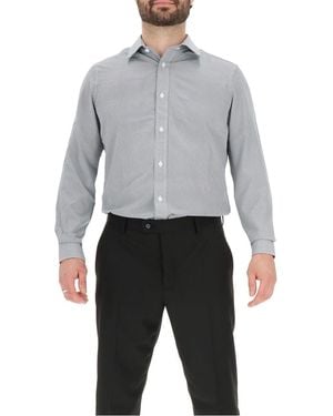 Scotch & Soda Long-Sleeve Patterned Shirt - Grey