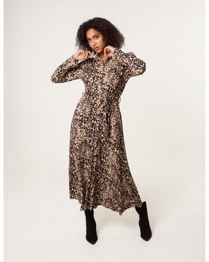 river island leopard midi dress Buy River Island Cream Shirred Bodice Leopard Print Midi Dress from the  Next UK online shop