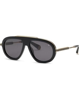 Philipp Plein Spp151M 57 0700 Sunglasses - Black
