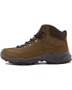 North Ridge Rambler Waterproof Leatherwalking & Hiking Mid Boots - Brown
