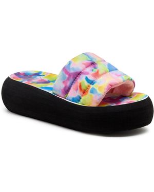Rocket Dog Splash Loyal Tie Dye Textile /Multi Sandals - Pink