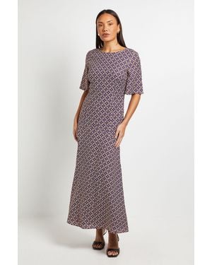 PRINCIPLES Geo Maxi Dress - Purple
