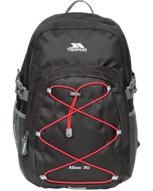 Trespass Albus 30 Litre Casual Rucksack/Backpack - Black
